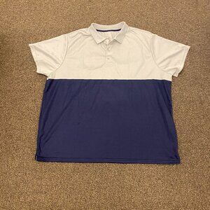 New Mens 2 Tone Polo / Amazon Real Essentials Size 3X Great Condition!